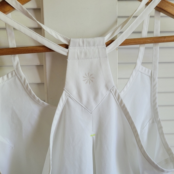 ATHLETA White Racerback Multi-Strap Tank XXS - Picture 3 of 4